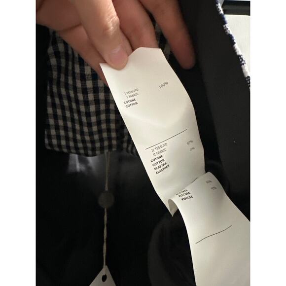 🔥FLASH SALE🔥 tagliatore kids vest checkered print navy and white size 8 boys - Picture 6 of 11